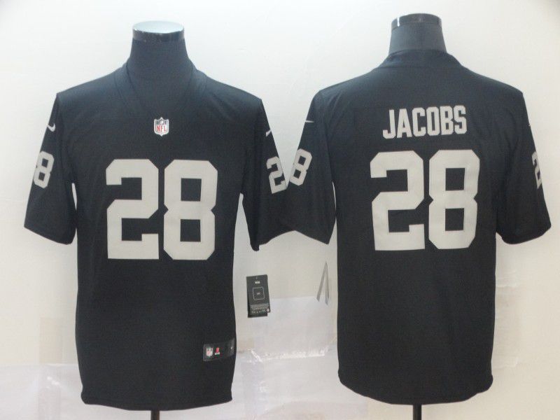 Men Oakland Raiders #28 Jacobs Black Nike Vapor Untouchable Limited Player NFL Jerseys